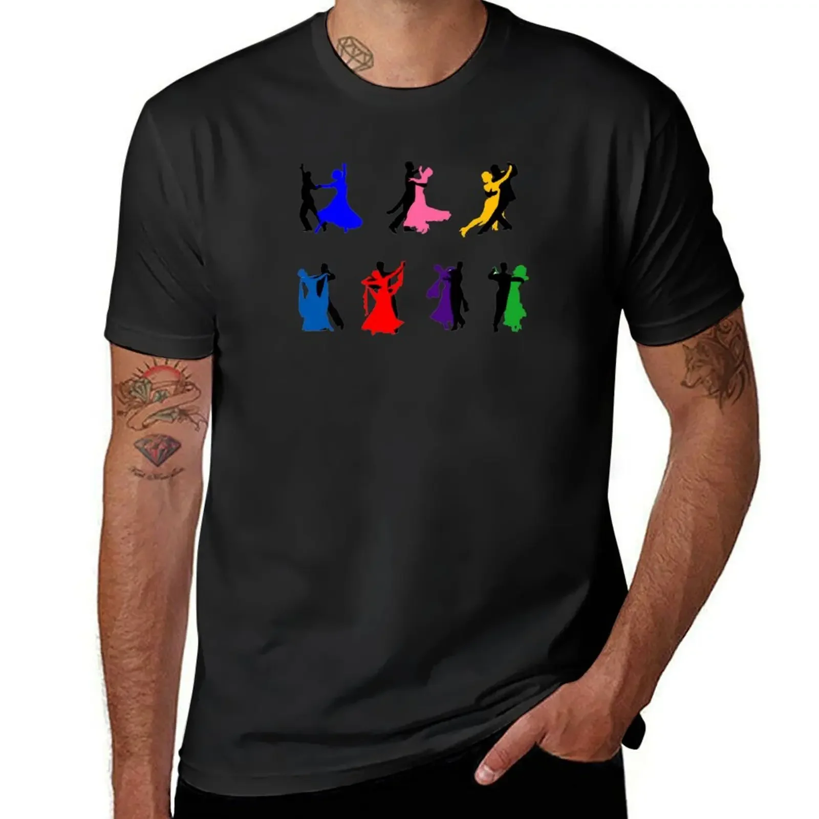 Ballroom Dancers T-Shirt shirts graphic cute tops quick-drying essential t shirt mens graphic t-shirts pack