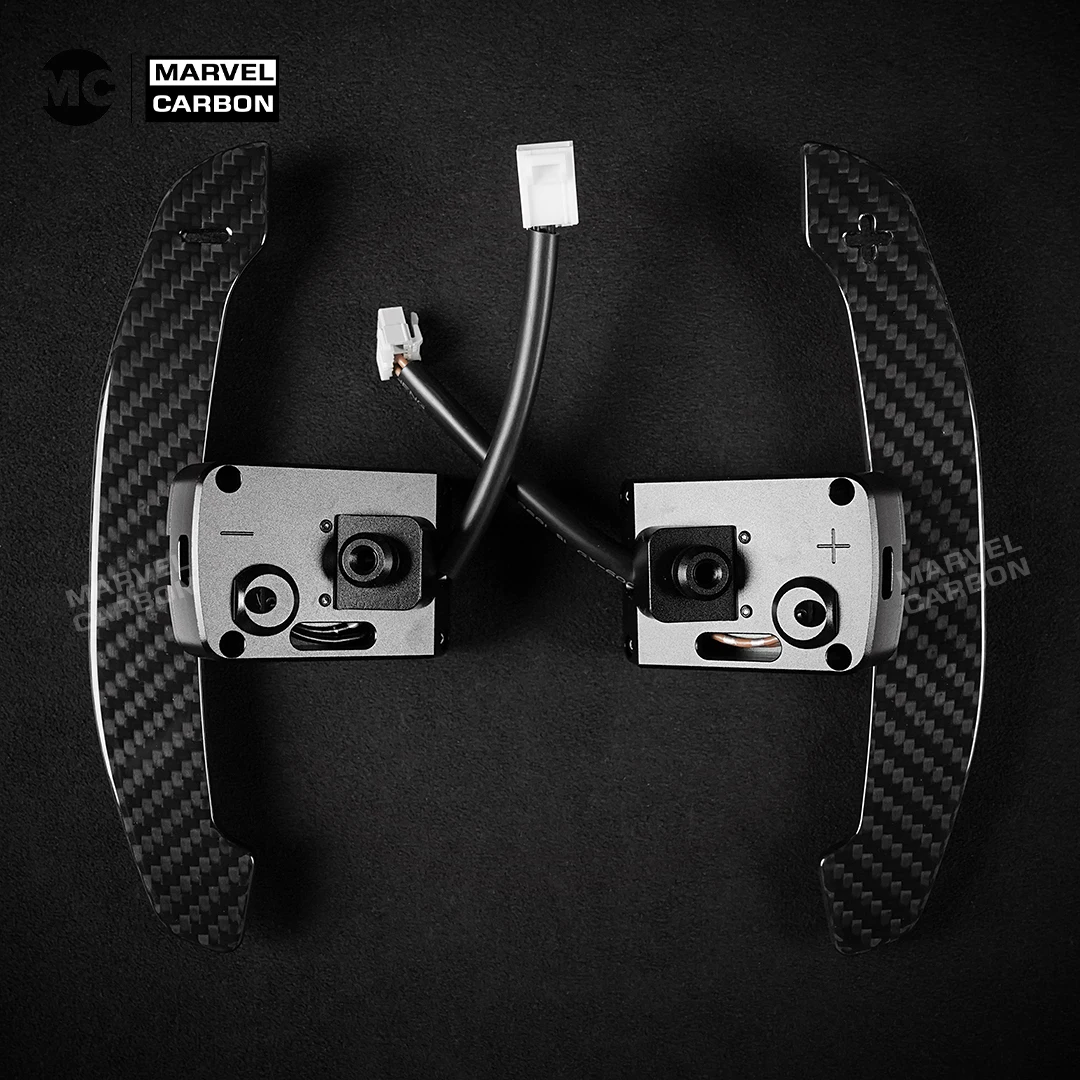 Magnetic Carbon Fiber Steering Wheel Shift Paddle Compatible for Nissan GTR R35 Rogue Magnetic Attraction Function