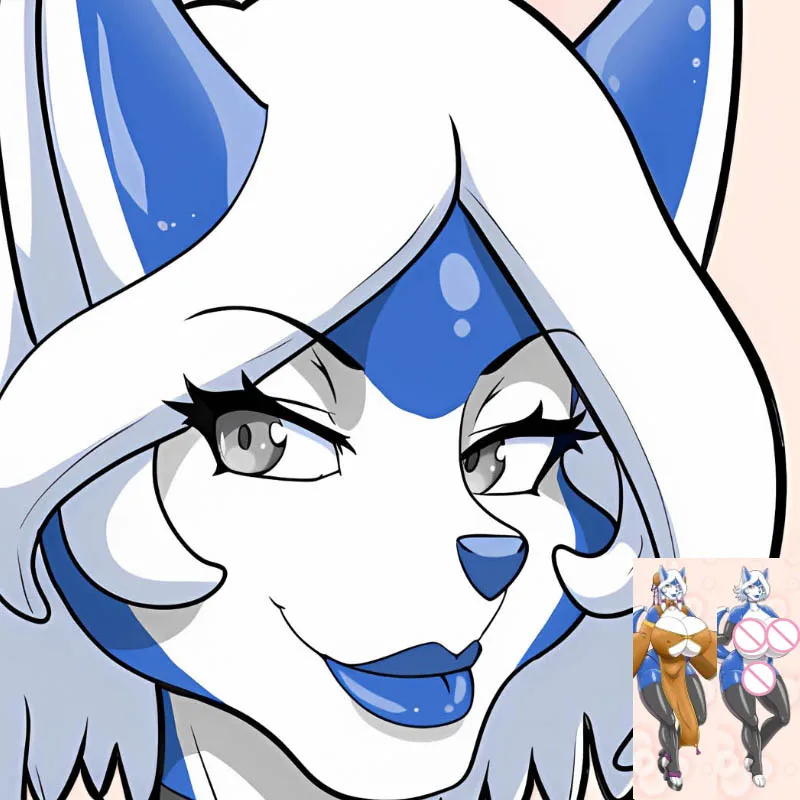 

Fluffy Furry Darbo Orcus Anime Dakimakura Pillowcase Double-sided Print Home Bedding Life-size Body Pillow Cover Case Gifts