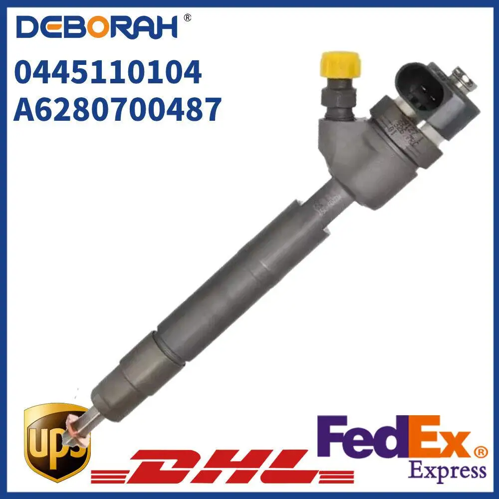 0445110104 Diesel Fuel Injector A6280700487 Injector Assembly for Mercedes-Benz W163 ML 400 CDI