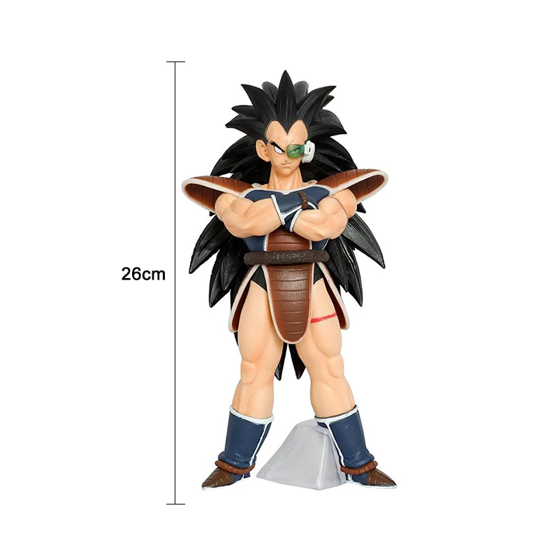 26cm Anime Dragon Ball Z Figures Raditz Action Figurine Goku Brother Gk Pvc Statue Ko Model Collection Room Decoration Toy Gift