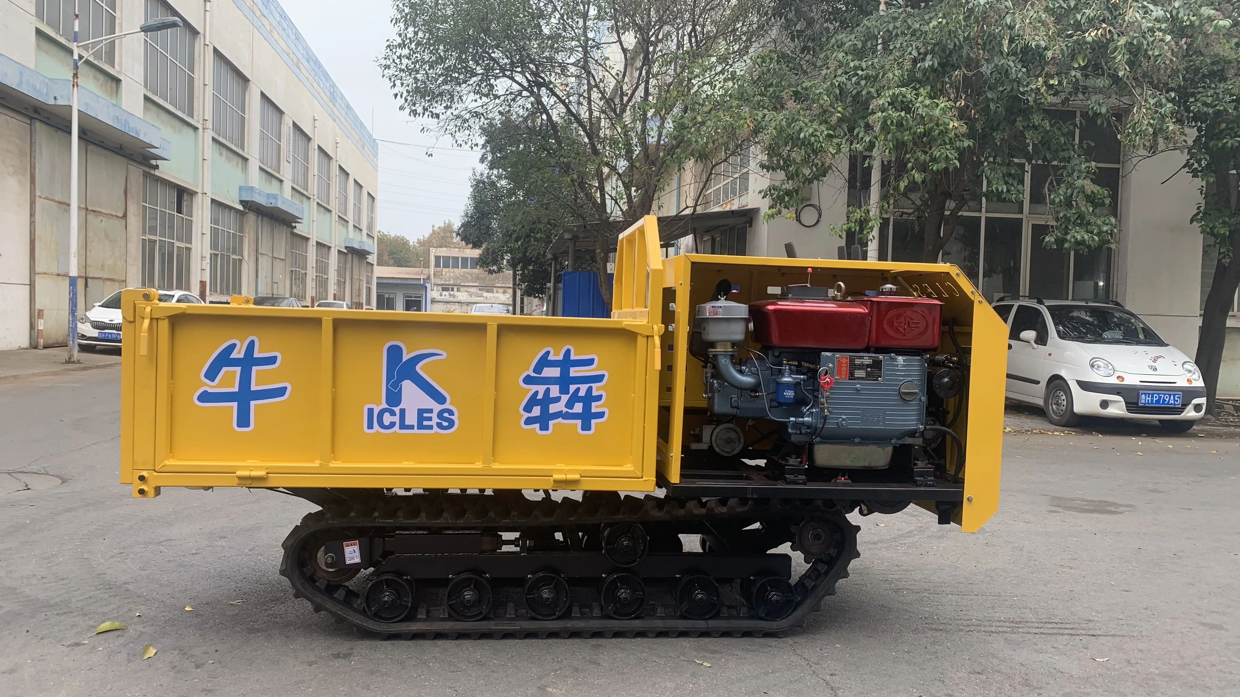 Customized Diesel Seated Dumper Self-loading Dumping Tracked Mini Dumper Truck Site Dumpers For Construction view 5