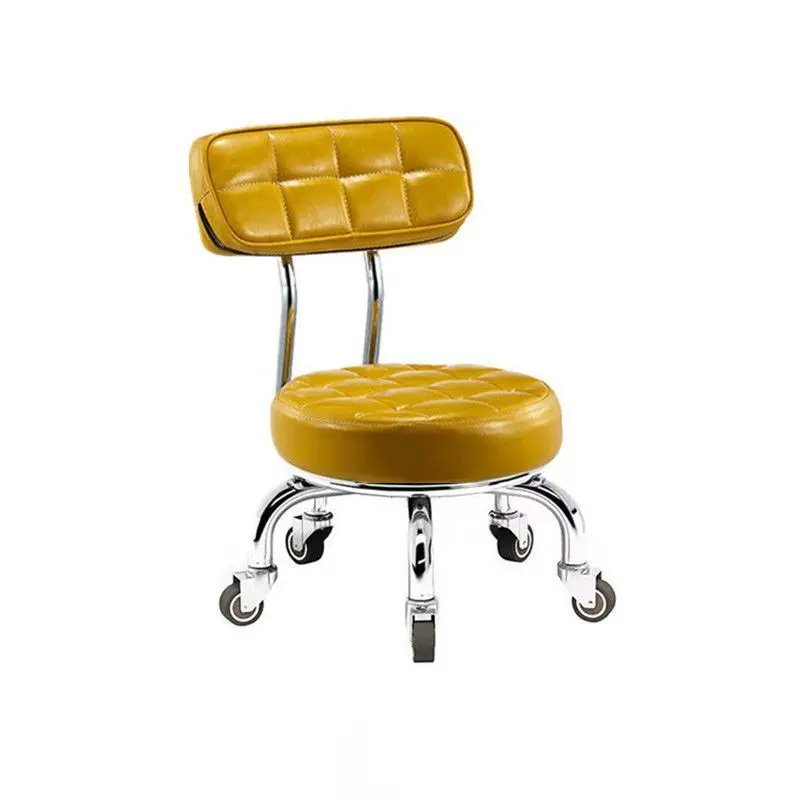 

Home Belt Wheel Wipe Small Chair Pulley Manicure Sewing Adult Children Baby Walking Stool Foot Stool
