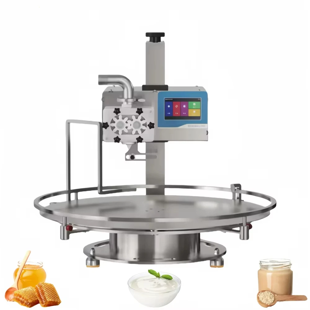 High Precision Automatic Quantitative Gear Pump Filling Machine for Viscous Liquid Paste Honey Oil