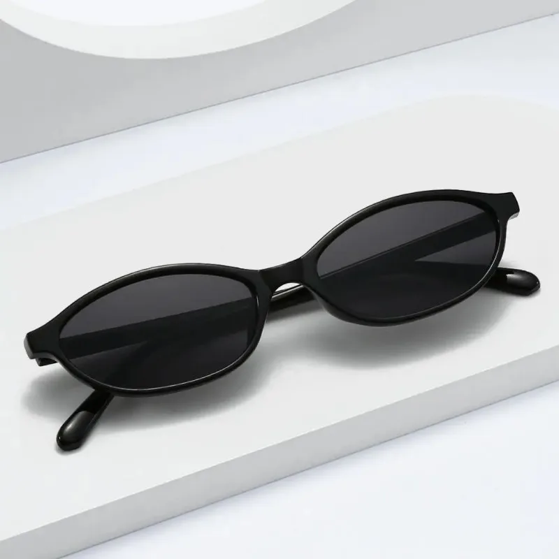 

Vintage Cat Eye Oval Sunglasses Lightweight Trendy 90s Sunnies UV protection Sun Glasses for Women & Men