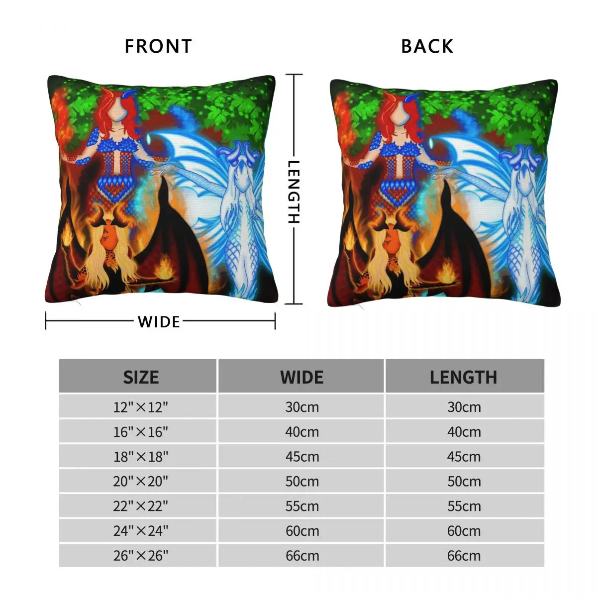 The Elemental Collision Square Pillowcase Polyester Linen Velvet Printed Decorative Throw Pillow Case Sofa Seater Cushion Cover