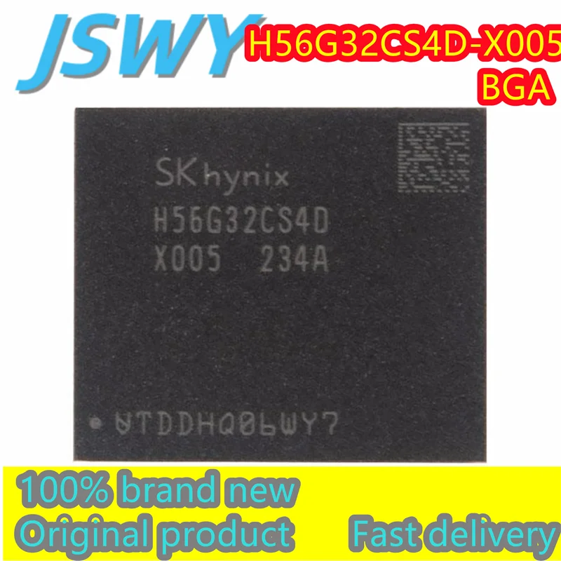 

(1/20 pieces) H56G32CS4D-X005 H56G32CS4DX005 BGA DDR6 single 1G new original video memory chip spot delivery fast