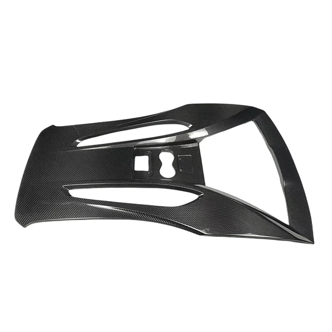 

Dry Carbon Fiber Rear Roof Cover Boot Lid Tail Trunk Trim For McLaren 540C 570S 570GT O Style Body Kit