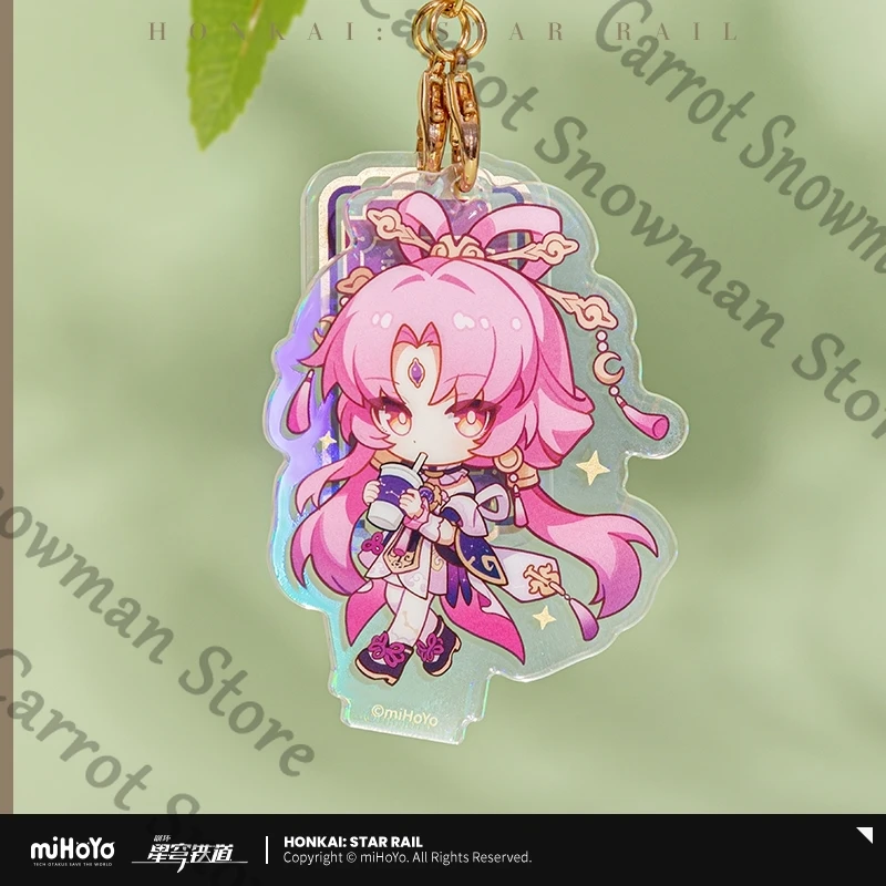 هونكاي: سلسلة رحلة قطار السكك الحديدية النجمية Q نسخة من الأكريليك قلادة الديكور الرسمية هدية إصدار جامعي أصلي