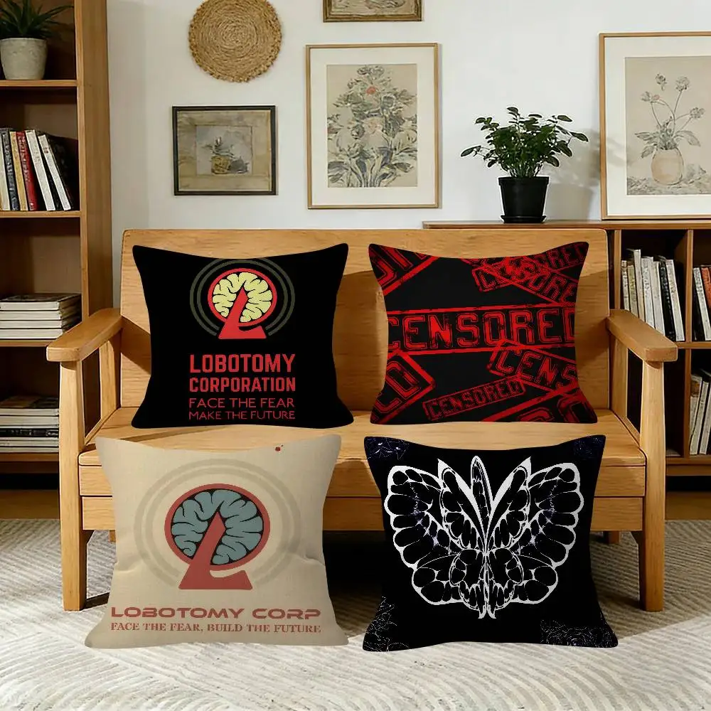 Game Lobotomy Corporation  Office Cushion Pillowcase Car Cushion Cover45X45CM Lumbar Pillowcase Sofa Pillowcover