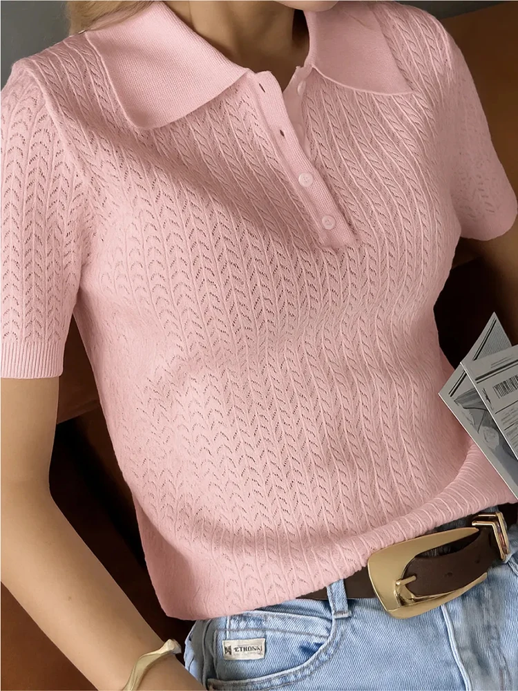 Tornova Knit T-shirt Solid 7