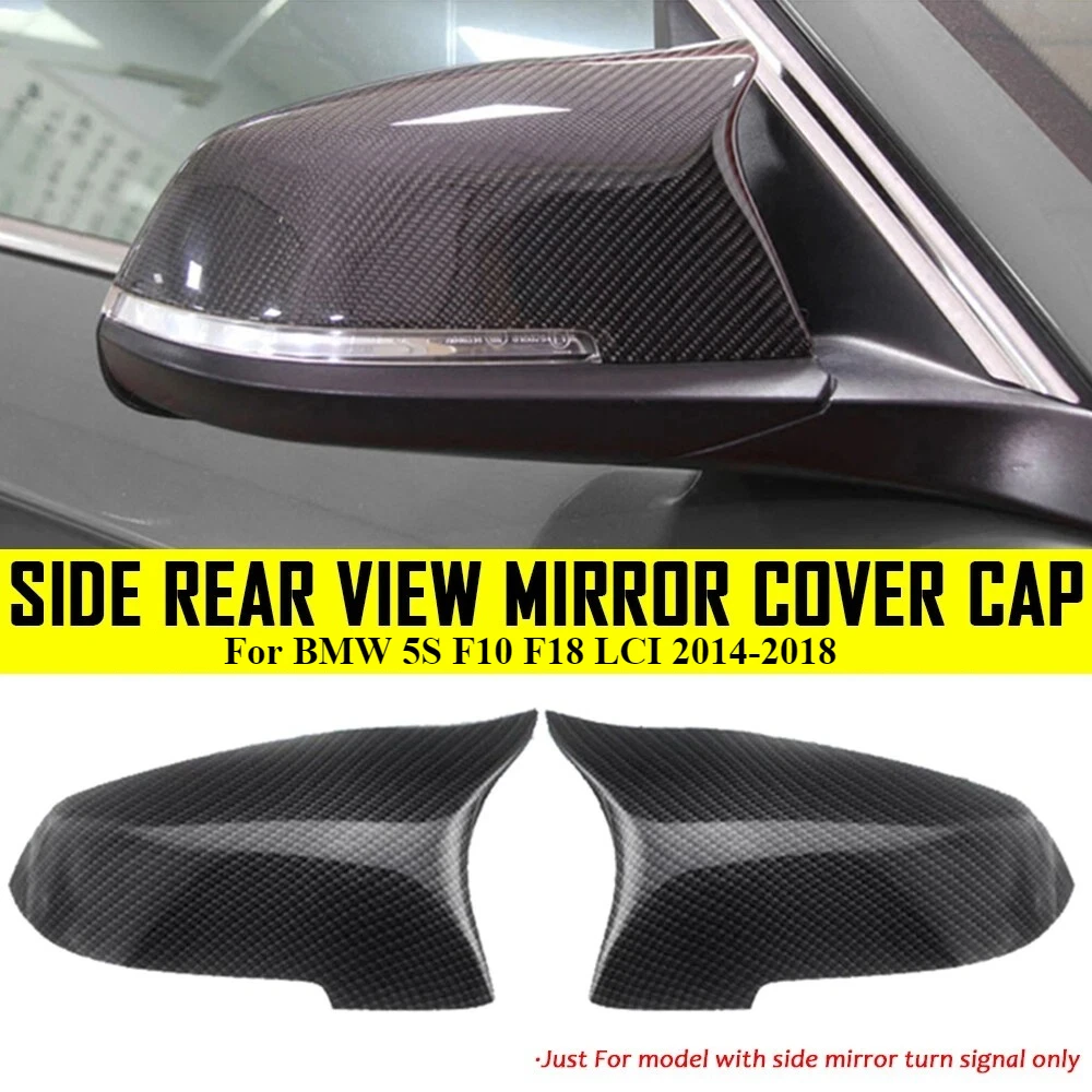 

Подходит для BMW 5 серии F10 F18 LCI 2014-2017, накладки на зеркала заднего вида, крышки боковых зеркал, аксессуары для тюнинга автомобиля.
