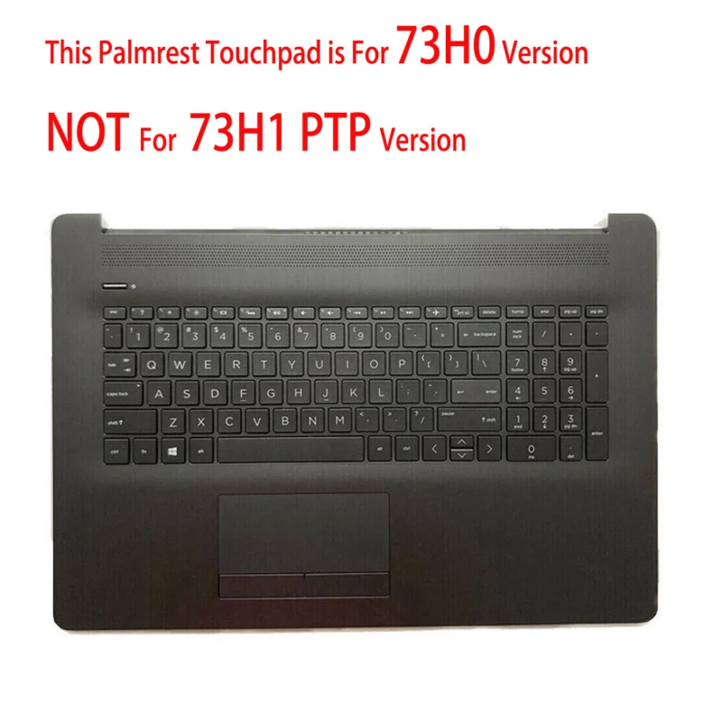 New For HP 17BY 17T-BY 17-CA Palmrest W/ Backlit Keyboard Touchpad L48409-001 US