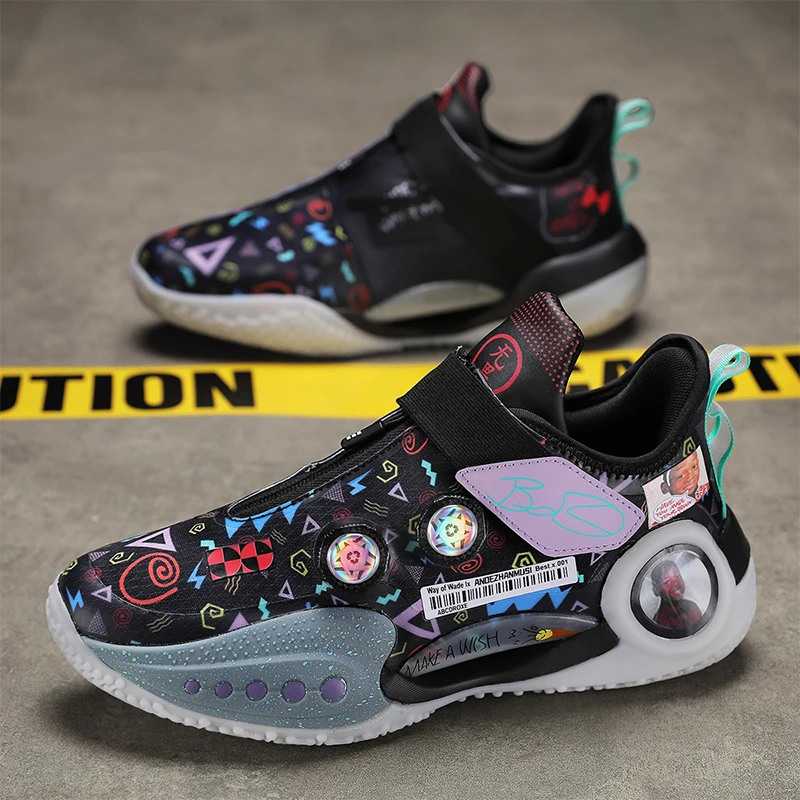 

2025 New Big Boy Sport Shoes Hard-Wearing Basketball Training Shoes Unisex Luxury Brand Sneakers Couples Basket Shoe
