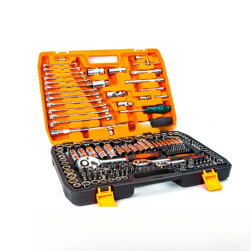 216 Pcs Sleeve Ratchet Wrench Auto Combination Set Repair ToolsBox