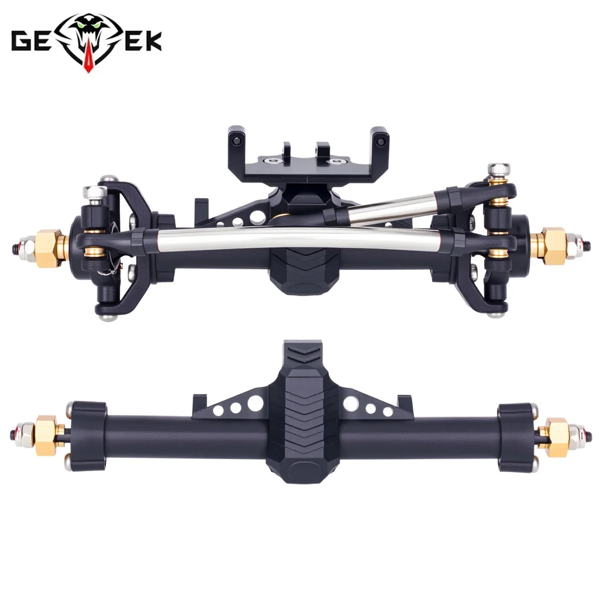 

Plastic SCX24 Front Rear Axle Set With Servo Mount for 1/24 RC Crawler Car Axial SCX24 Gladiator Bronco C10 Upgrade Parts