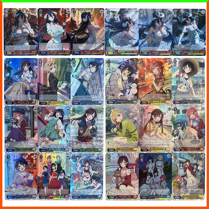 

Аниме Weiss Schwarz DIY ACG Albedo Asami Nanami Mizuhara Chizuru Sakurasawa Sumi Коллекционные карты игрушки для мальчиков подарок на день рождения