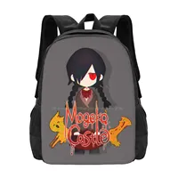 Mogeko Castle Teen College Student Backpack Pattern Design Bags Mogeko Castle Funamusea Somewhat Strange Mogeko Hasu Moge Ko