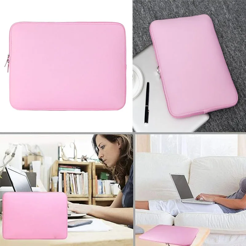 Laptop Sleeve Case Protective Soft Padded Zipper Cover Carrying Resistant Neoprene Computer Bag for 11 