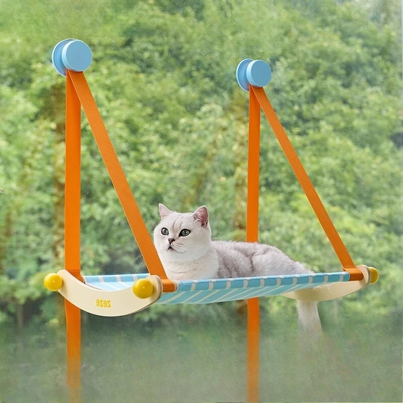 

Window suction cup hanging pet hammock summer cooling four seasons universal cat bed non-stained cat nest