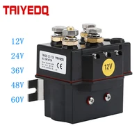Contactor CC 400A 2PDT 12V 24V 36V 48V 60V cabrestante eléctrico de aleación de plata para controlar la rotación hacia adelante y hacia atrás del Motor