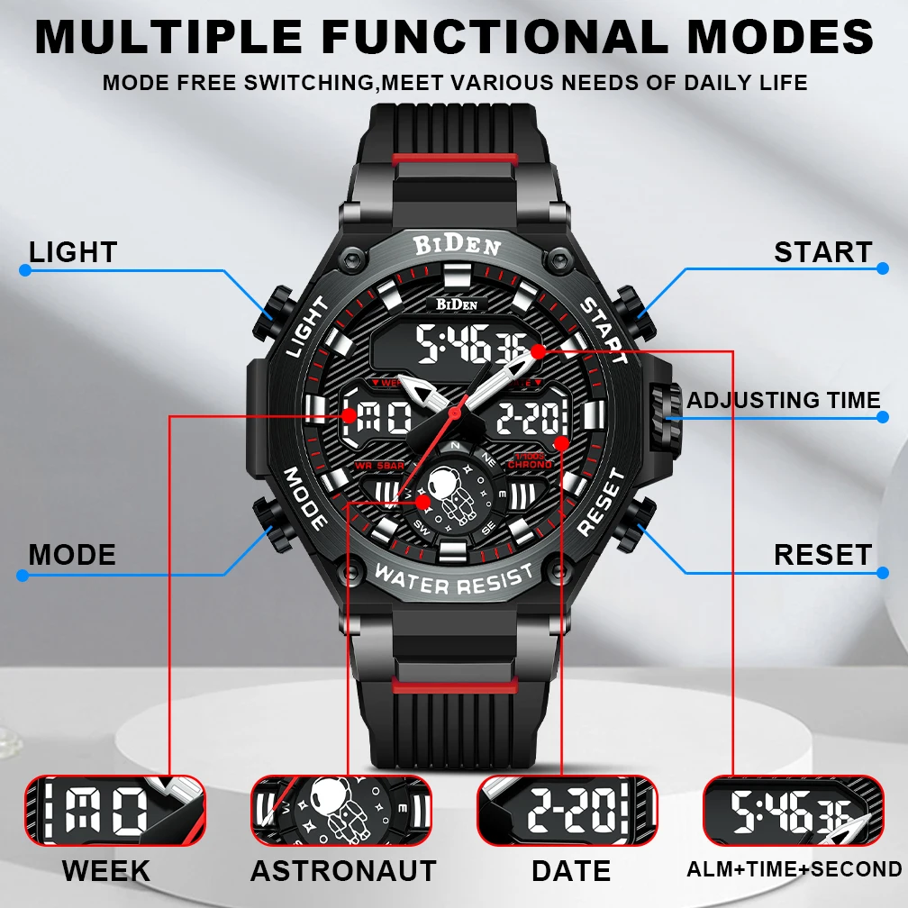 Biden Sport quartz man watches fashion man watch