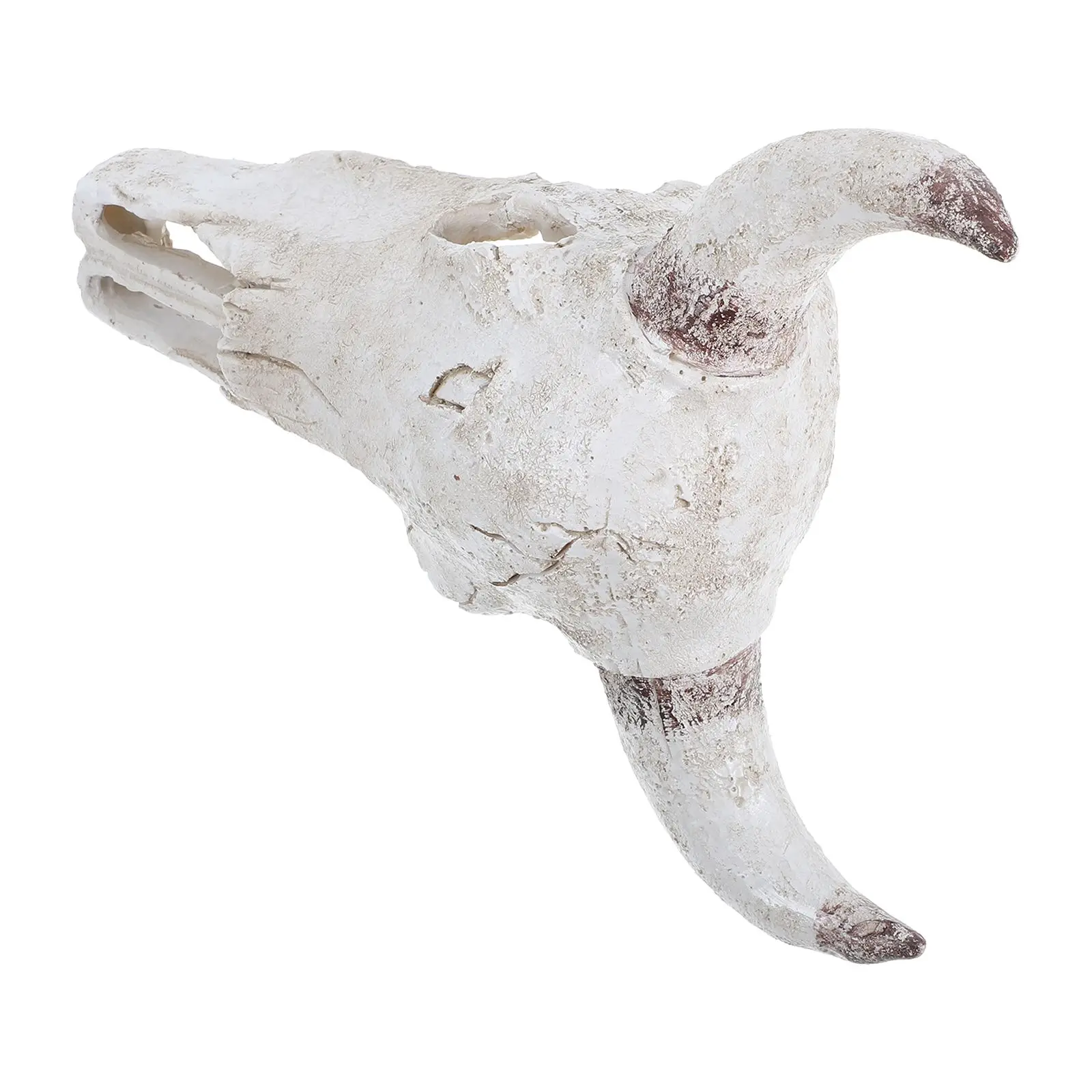 

Reptile Tank Cow Skull Bearded Dragon Decor Accessories Toys for Hides Aquarium Ornaments Figurine