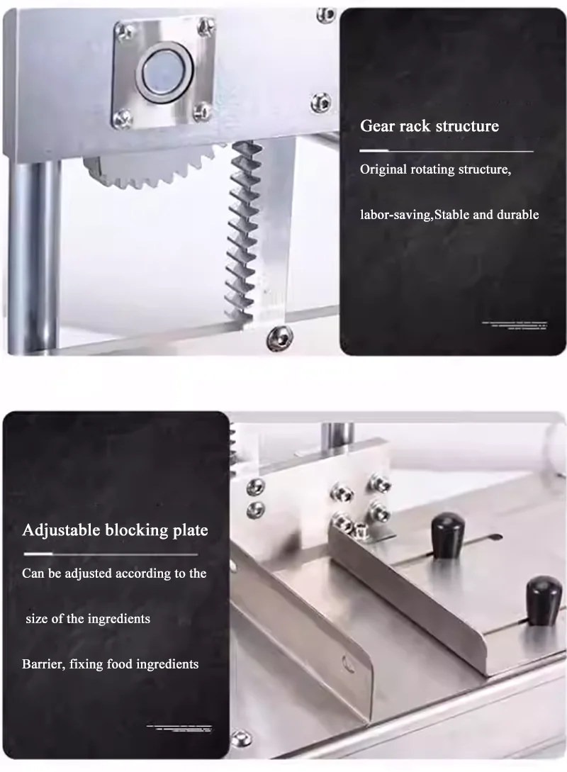 دليل اللحوم المجمدة العظام المنشار قطع آلة تقطيع الساق القاطع الأسماك الأضلاع العظام الشريط المقصلة آلة قطع #6