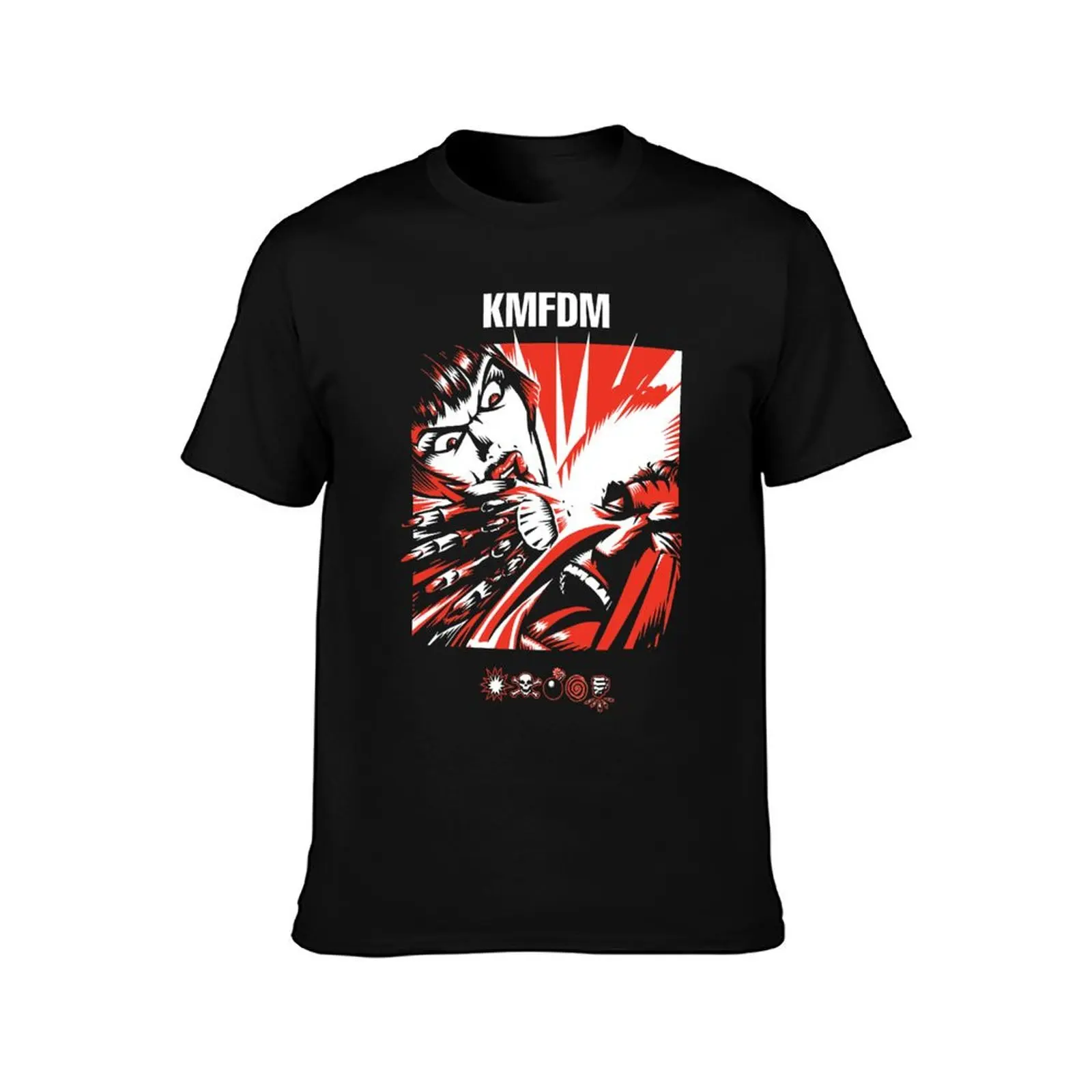 KMFDM Essential T-Shirt Casual Fashion Print Tee Top T-Shirt