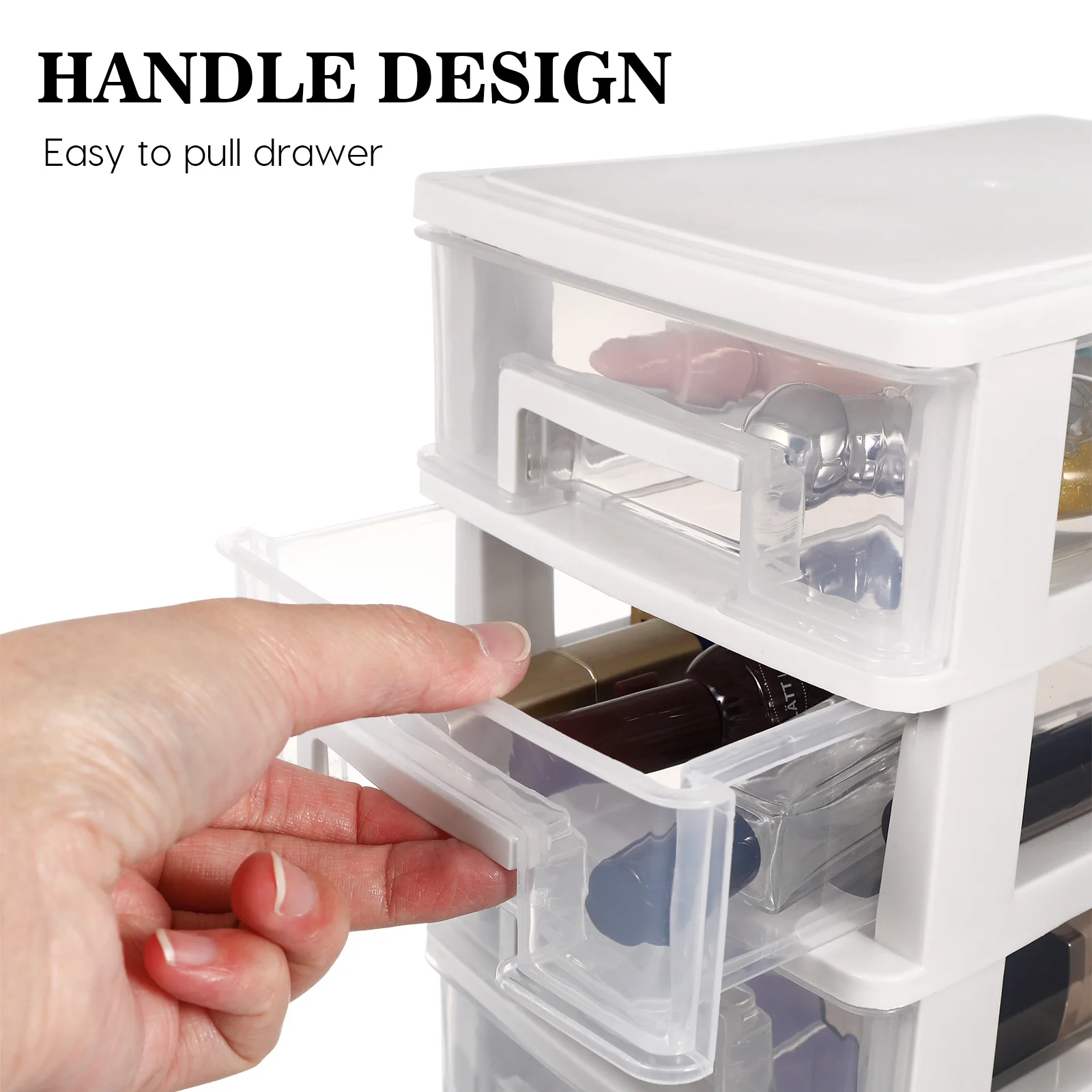 

Drawer Storage Cabinet Containers with Drawers and Organization Desktop Office Supply Organizer