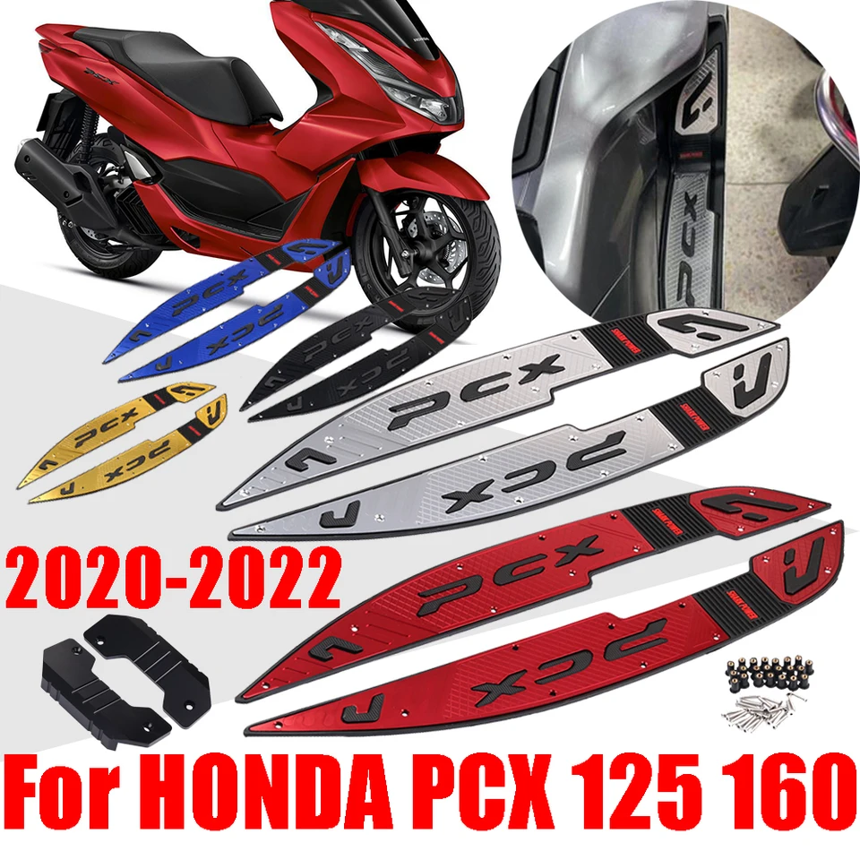 バイク For PCX160 HONDA pcx160 Footpads Motorcycle Aluminum Alloy Pedal  Modified Skid proof Footrest  For Pcx 160 2021 2022 2023 For PCX160 HONDA pcx160 Footpads Motorcycle Aluminum Alloy Pedal