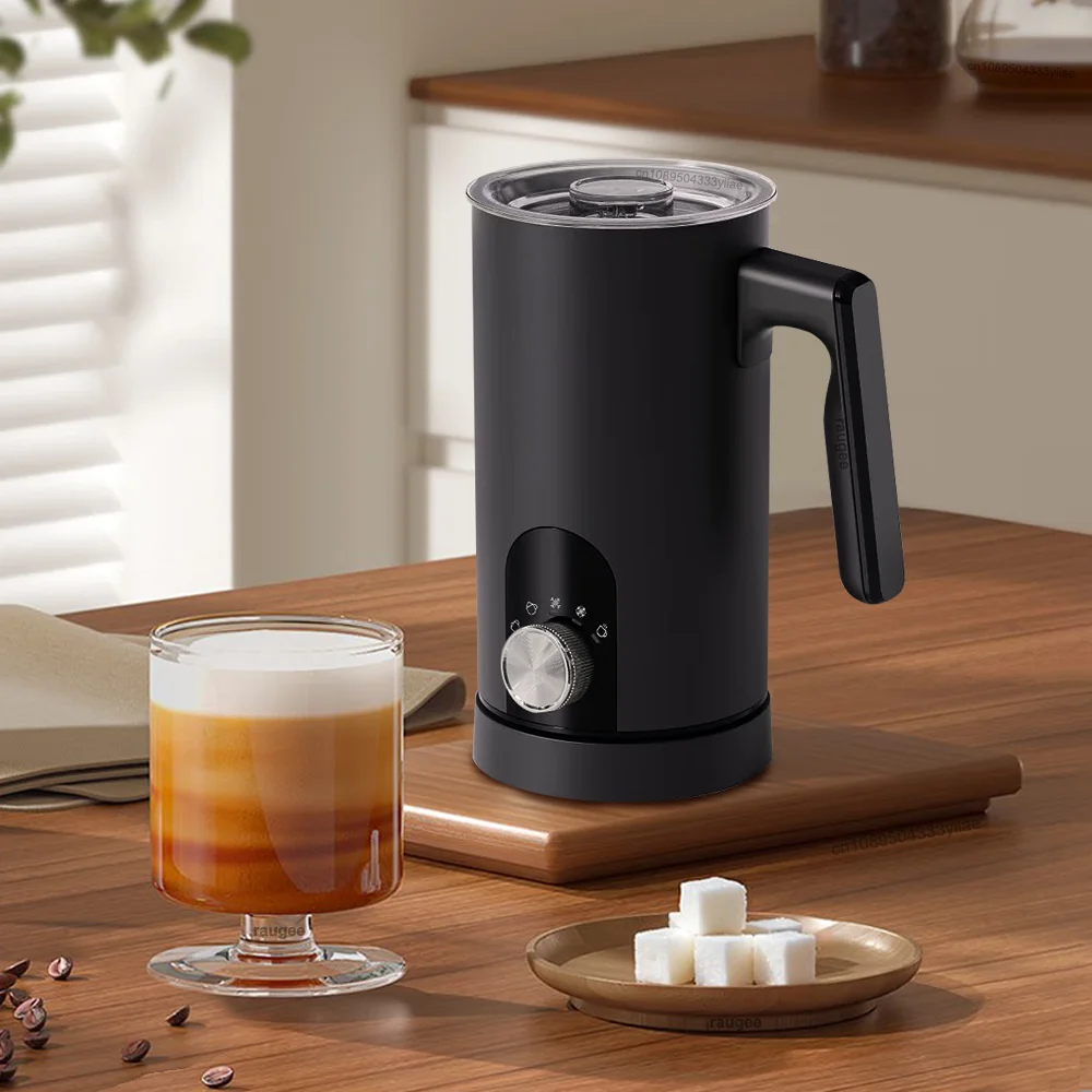 

Electric Milk Frother Automatic Milk Foam Machine 5 in 1 Hot and Cold Milk Foam Maker Coffee Cappuccino Latte Smart Milk Frother
