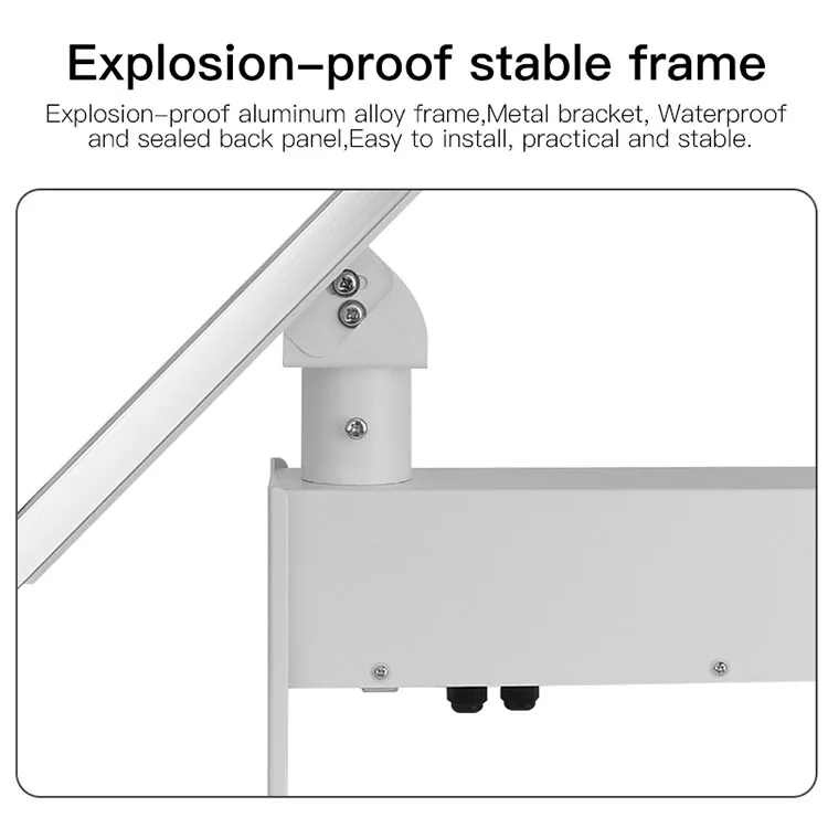 Factory Price 60AH 120W Solar Panel 18650 Battery Inside Solar Power Outdoor Waterproof Solar for CCTV  Use