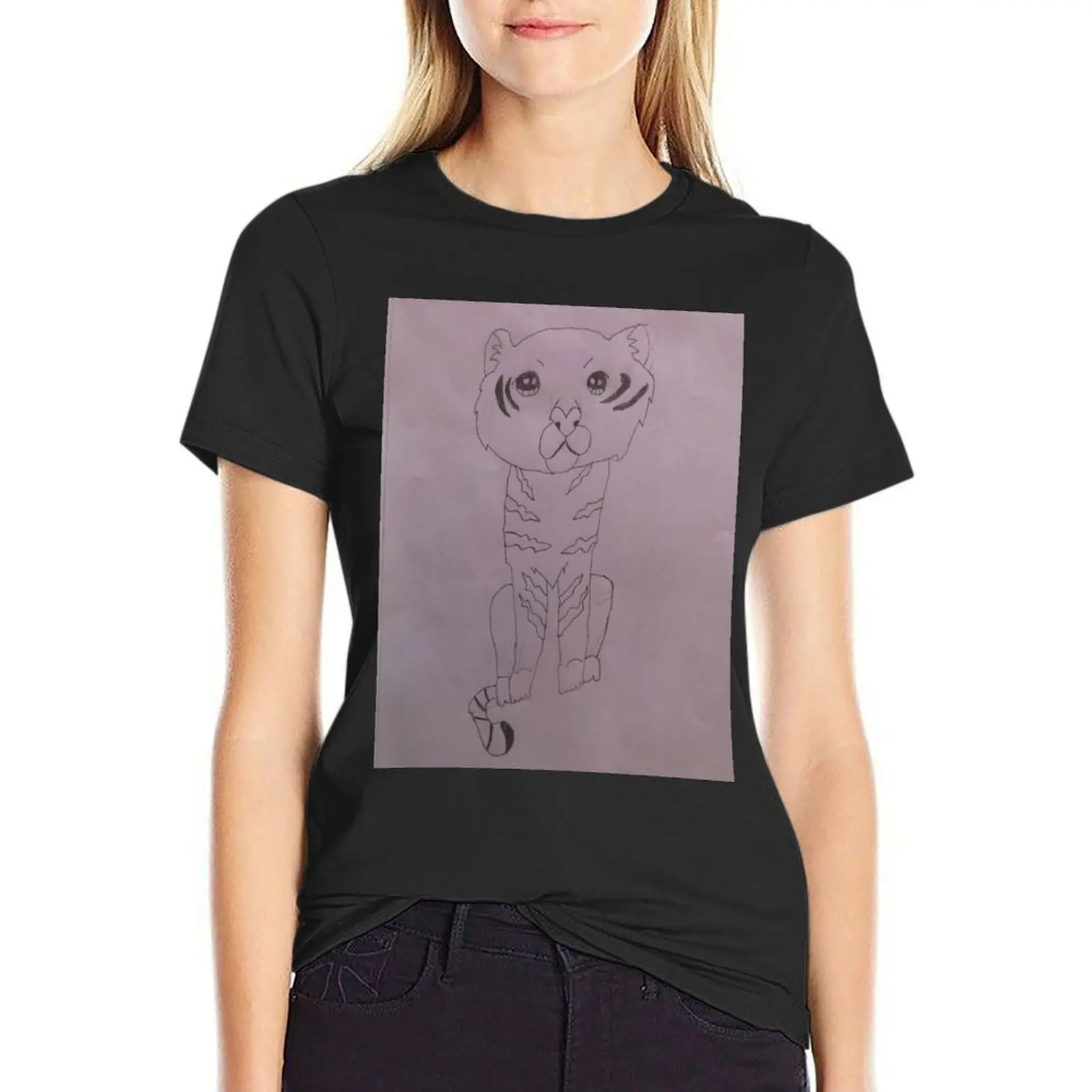 

Tiger (by Sage) T-Shirt hippie clothes kawaii clothes summer top clothes for woman
