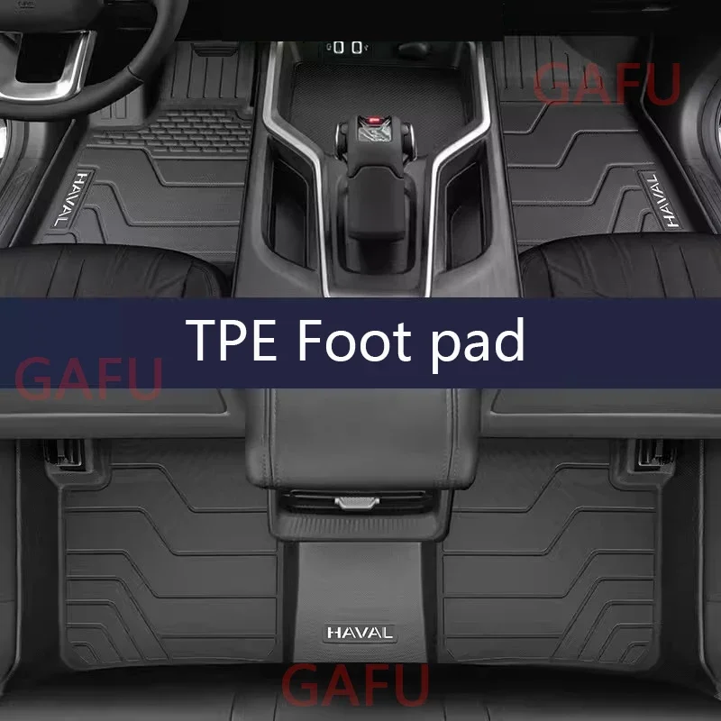 For Great Wall Haval H5 2023 2024 Car Foot Pad TPE Full Surrounded Waterproof Car Interior Decoration Protective Accessories