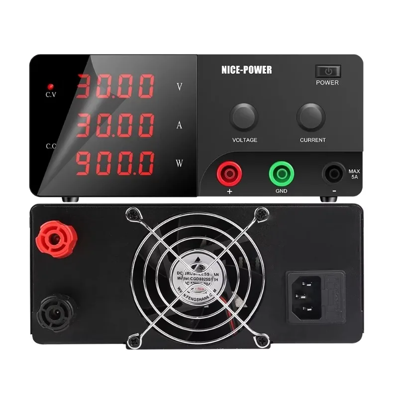 Leistung R-SPS6010 60 V 10 A 600 W DC-Netzteil, 4 digitale variable Schalter, 220 V Eingang und 50 Hz Frequenz für den Laborgebrauch