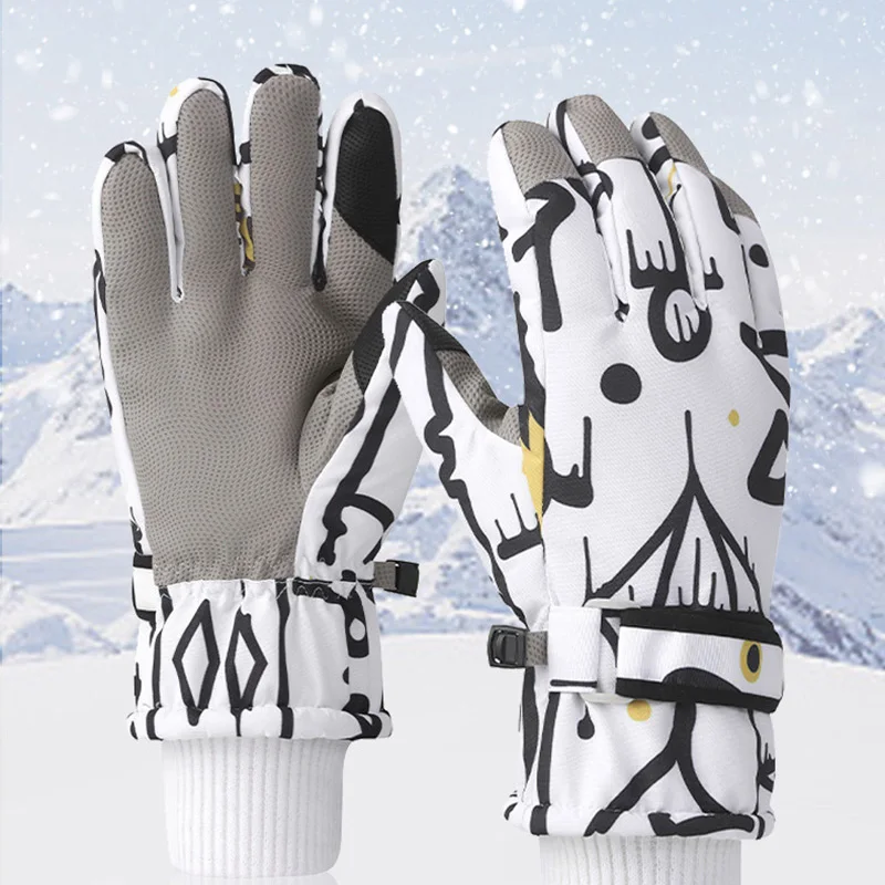 Touch Screen Winter Warm Ski Gloves Outdoor Sport Skiing Gloves Windproof Men Women Mittens Waterproof Skiing Breathable