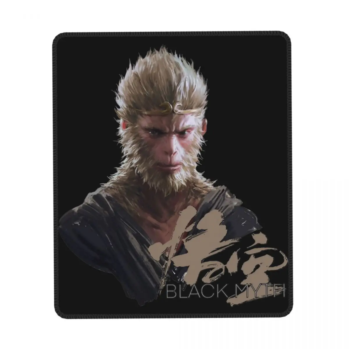 Black Myth Wukong Monkey King Mouse Pad Non-Slip Multi-size mythology game Desk Mat For OfficeBlack Myth Wukong Monkey King