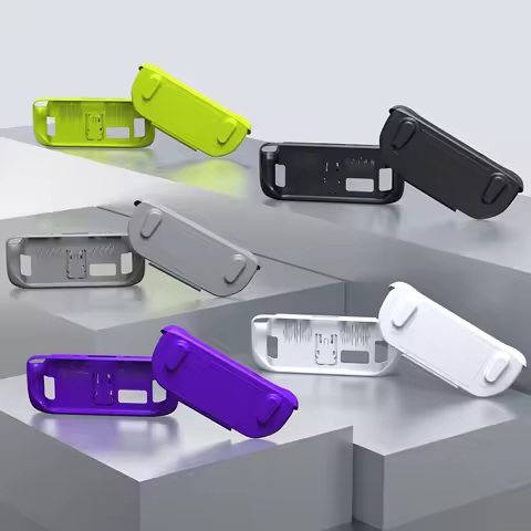 JYS-SD012 For Steam Deck Console TPU Shell With Detachable Front Cover Case For Steam Deck Protective Case With Kickstand