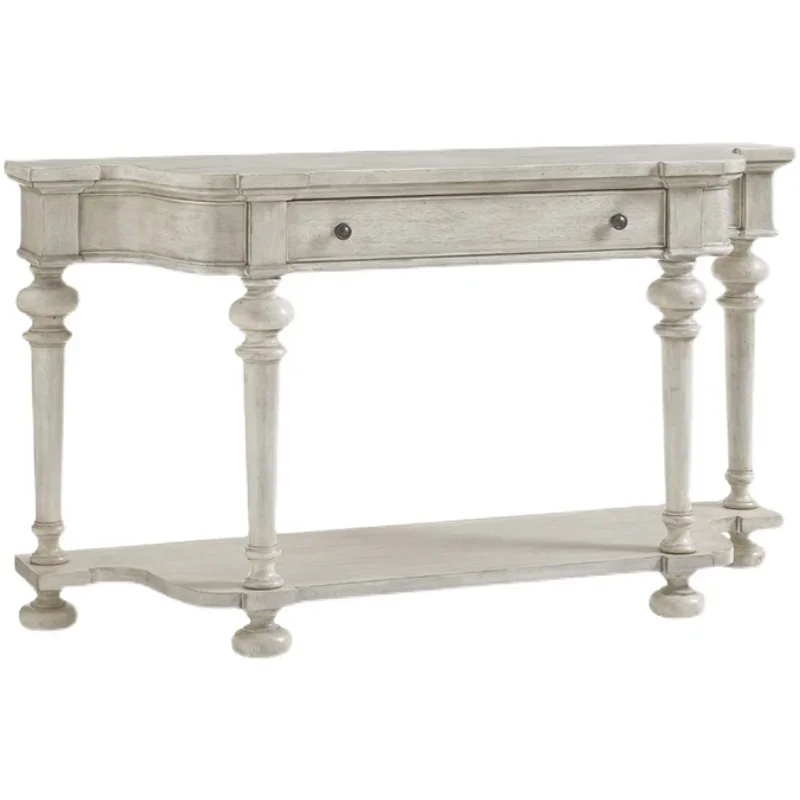 

Nordic Minimalist Ash Console Tables Aisle Table Bar Table American Curio Cabinet