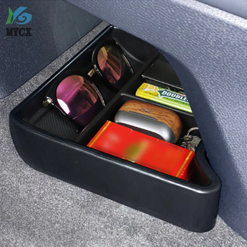 مسند ذراع وحدة التحكم في السيارة صندوق تخزين حاوية سفلي مجدد مناسب لسيارات Volkswagen VW ID.4 ID4 ID 4 CROZZ ملحقات السيارات الداخلية #5