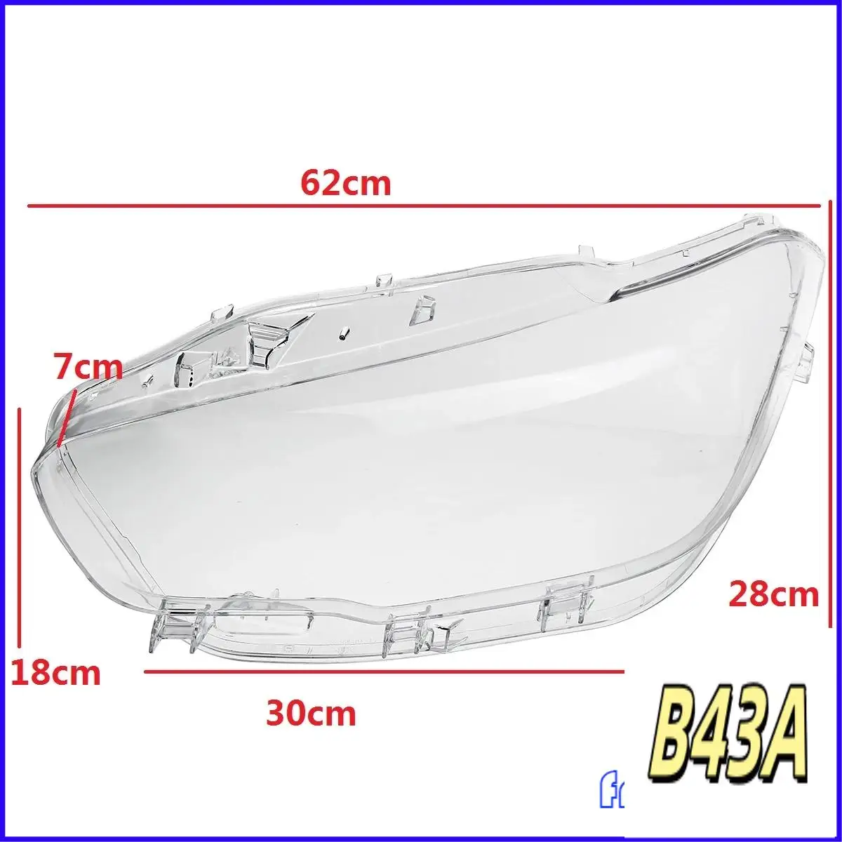 

Sp-Car Headlight Glass Lampshade Headlight Shell Lens Lamp Cover Lens For-BMW 1 Series F20 116I 118I 120I 2016-2019