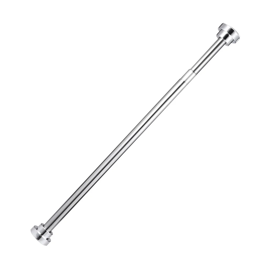 50cm Adjustable Stainless Steel Clothes Drying Pole Windproof Stable for Clinic Hospital School Office Use Spring Tension Rod