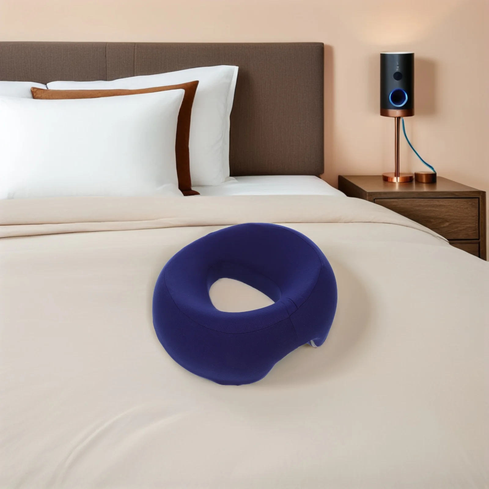 

Massage Bed Face Cushion 30X20Cm Memory Foam Filling Detachable Artificial Silk Cover Cooling Ergonomic Design For Spa