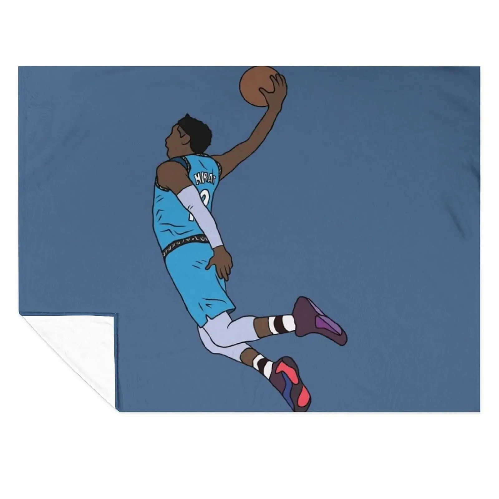 

Ja Morant Dunk Throw Blanket Extra Large Throw Soft valentine gift ideas Bed linens Blankets