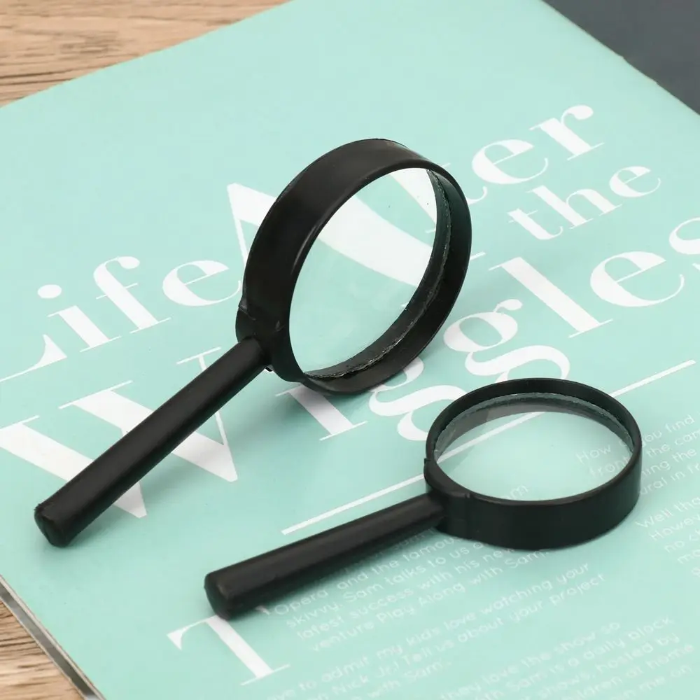 Mini Pocket 40/50/60/75/90/100/110/130mm Educational Tool Jewelry Loupe Hand Held Magnifier 1~6X Magnifying Reading Glass Lens