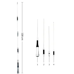 Car Radio Dual Band Antenna For Mobile Car Accessories 144/430MHz 150W High Gain Antenna PL259 For SG-7900 144/430MHz VHF/UHF