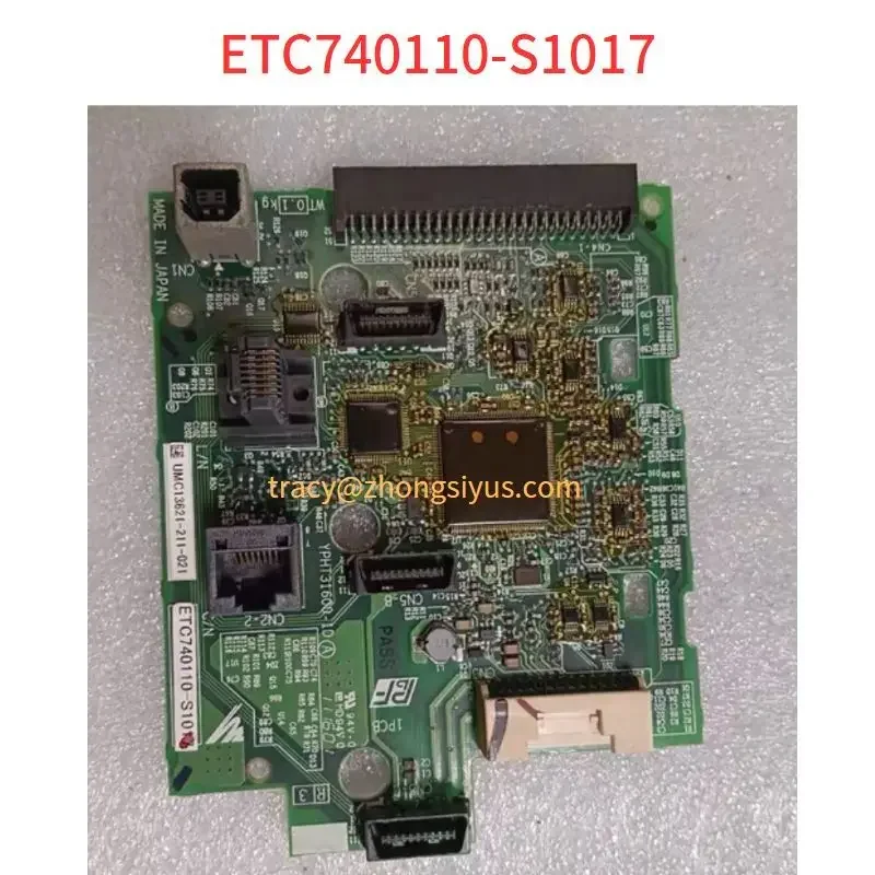 ETC740110-S1017 Used YASKAWA Inverter A1000 Main CPU Board Control IO Terminal Board