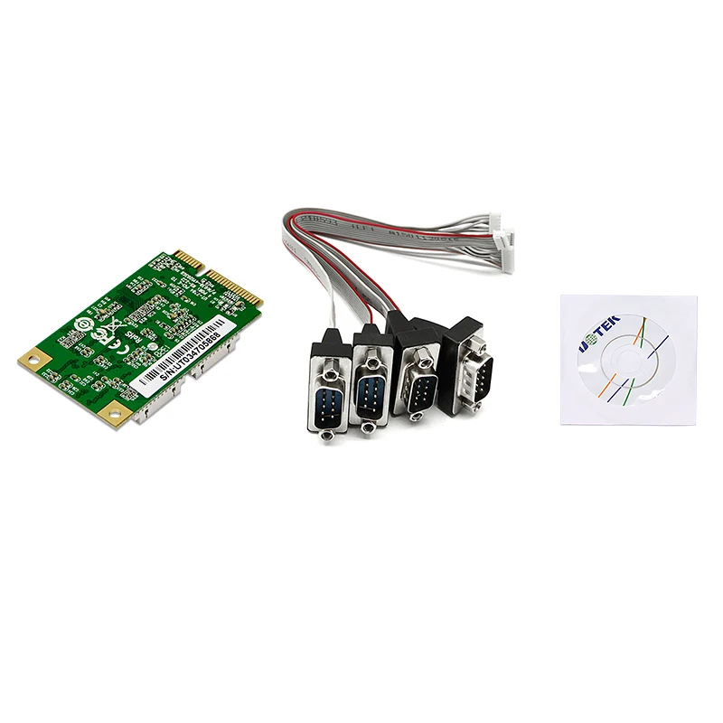 

Serial Card To 4-port RS232 Serial Card COM Port Desktop Computer PCIe Multiple Serial Card RS232Mini Expansion UT-7784B