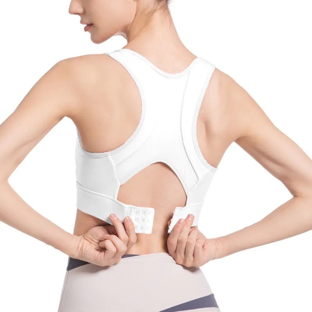 

Solid Color I-shaped Sports Bra Breathable Anti-shake Design Training Fitness Bra Comfortable Adjustable Yoga Underwear Jogging
